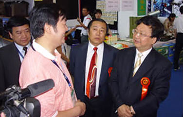 陜西省委常委、宣傳部長景俊海聽取袁曉峰工作匯報